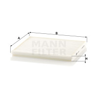Фильтр салона MANN-FILTER CU 1828